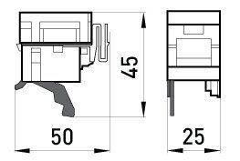 Расцепитель минимального напряжения e.industrial.ukm.100.QY.380, 380В