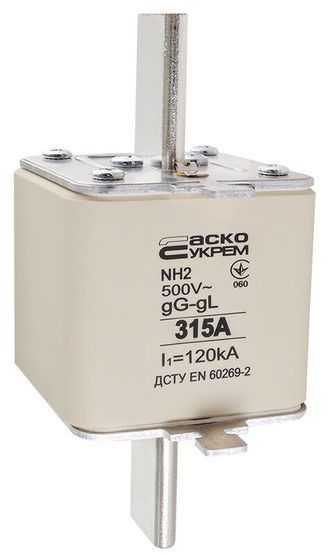 Предохранитель ножевой с плавкой вставкой NH2 315A gG АСКО