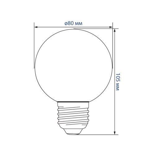 Светодиодная лампа Feron LB-381 1W E27 RGB, 41676, RGB