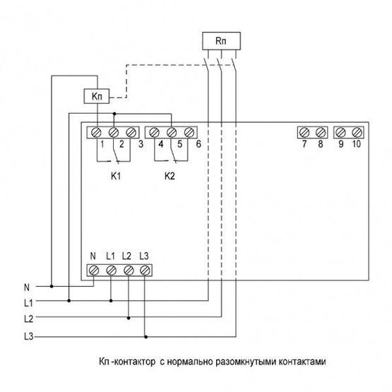 Обмежувач потужності OM-630, трифазний, 5-50 кВт