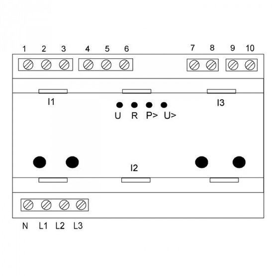 Обмежувач потужності OM-630, трифазний, 5-50 кВт