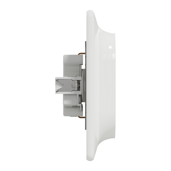 Подвійна розетка 2P+E з заз/к та шторками Білий Sedna Design Schneider SDD311221, Білий