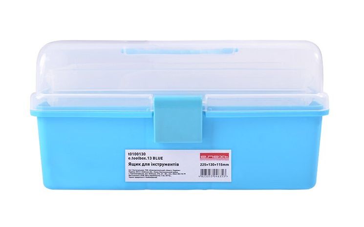 Ящик для інструментів, e.toolbox.13 BLUE, 225х130х115мм