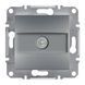 TV розетка прохідна 4dB Сталь EPH3200262 ASFORA plus Schneider Electric, 9964, Сталь