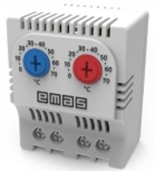 Термостат монтаж на панель ( НЗ Тепло - Красный + НО Холод - Синий) PTM122, EMAS