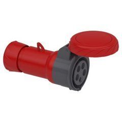 Кабельна розетка PratiKa, пряма, 16 A, 3P + N + E, 380-415 B AC, IP67