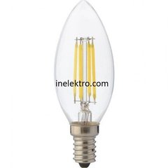 Лампа FILAMENT LED 4W свічка Е14 2700К FILAMENT CANDLE-4 98мм HOROZ