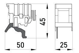 Розчіплювач мінімальної напруги e.industrial.ukm.250.QY.380, 380В