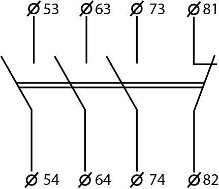 Додатковий контакт для ПМ-0 ДК(ПМ0)-31 (LA1-KN31)