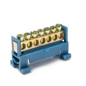 Шина нулевая BC-507 6х9 на изоляторе 7 отверстий АСКО