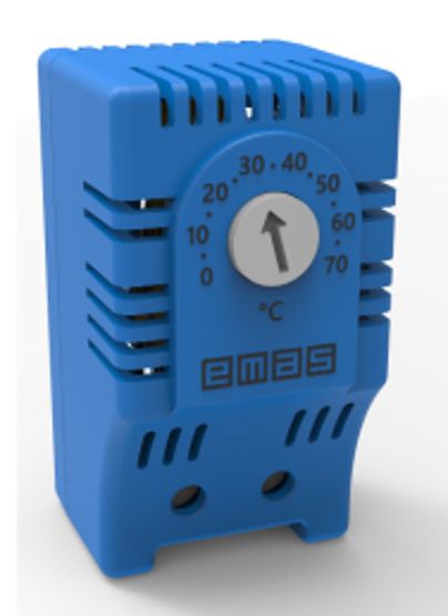 Термостат монтаж на панель (НО Холод - Синий) PTM111, EMAS