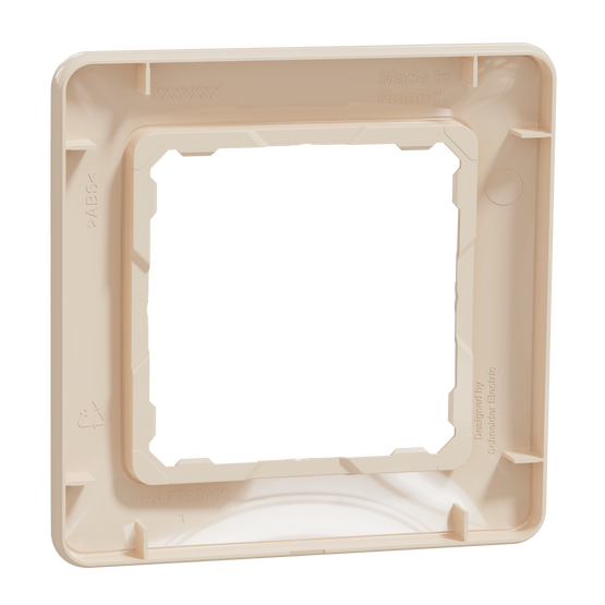 Рамка 1-постова Бежевий Sedna Design Schneider Electric SDD312801, Бежевий