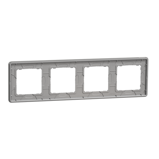 Рамка 4-постова Бетон Sedna Elements Schneider Electric SDD390804, Бетон