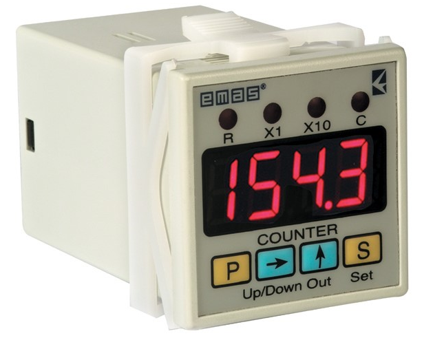 Счетчик 220V AC CO X1 -(0-9.999) X2 -(10-99.990) RZ1D1C-5, EMAS