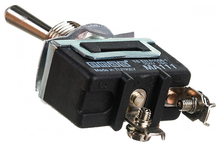 Тумблер MA111 ON-OFF (1no) без колпачка EMAS