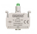 Блок-контакт підсвічування CB9 з зеленим світлодіодом 12-30 В AC/DC EMAS