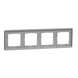 Рамка 4-постова Бетон Sedna Elements Schneider Electric SDD390804, Бетон