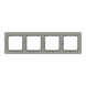 Рамка 4-постова Бетон Sedna Elements Schneider Electric SDD390804, Бетон