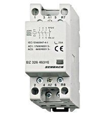 BZ326463ME Контактор модульний 25А 3НО+1НЗ 230В AC Schrack, 230V АС