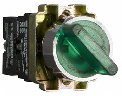 XB2-BK2365 Кнопка зелена поворотна 2-поз. з підсвічуванням
