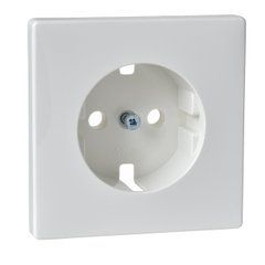 SD ЦЕНТР.ПЛАТА РОЗЕТКИ SCHUKO, ПОЛ.-БІЛ., Merten Schneider, 20145, Білий