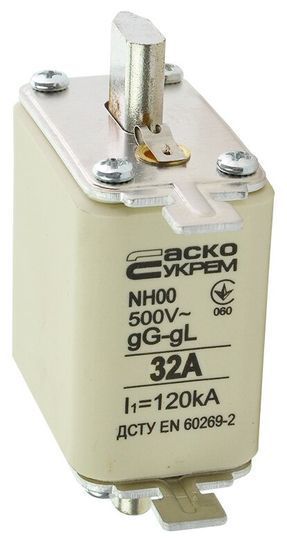 Предохранитель ножевой с плавкой вставкой NH00 32A gG АСКО