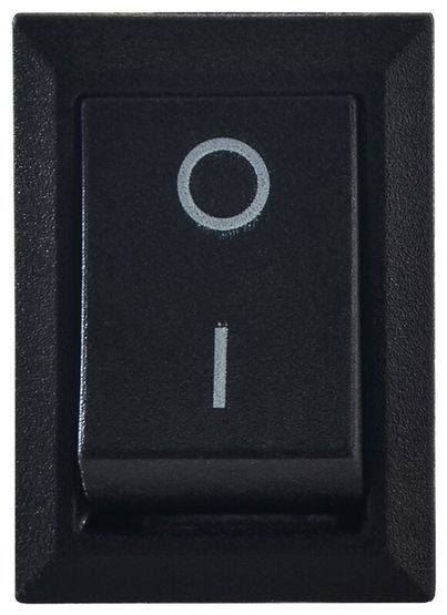 KCD1-101 B/B Перемикач 1 клав. чорний