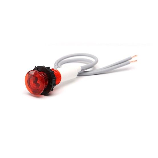 Сигнальна арматура S100LK2 10мм світлодіодна лампа 24В AC/DC червона EMAS