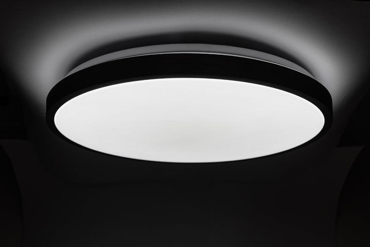 Світильник RING матовий 80W 480*60мм 3000К-6500К з пультом чорний
