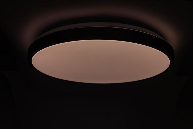 Світильник RING матовий 80W 480*60мм 3000К-6500К з пультом чорний