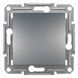 Выключатель 2 полюса Сталь EPH0200162 ASFORA Schneider Electric самозаж. контакты, 9917, Сталь
