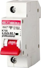 Модульний автоматичний вимикач e.mcb.pro.60.1.K 100 new, 1р, 100А, K, 6кА new