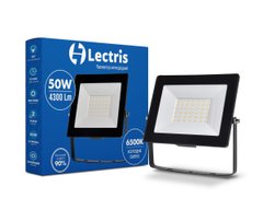 Світлодіодний прожектор Lectris 50W 4300Лм 6500K 185-265V IP65 1-LC-3004, 1-LС-3004, 6500