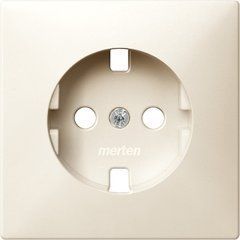 SD ЦЕНТР.ПЛАТА РОЗЕТКИ SCHUKO, БЕЖ, Merten Schneider, 20146, Бежевий
