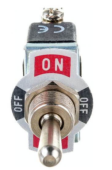 Тумблер MA113 ON-OFF-ON 1no+1no) без колпачка EMAS
