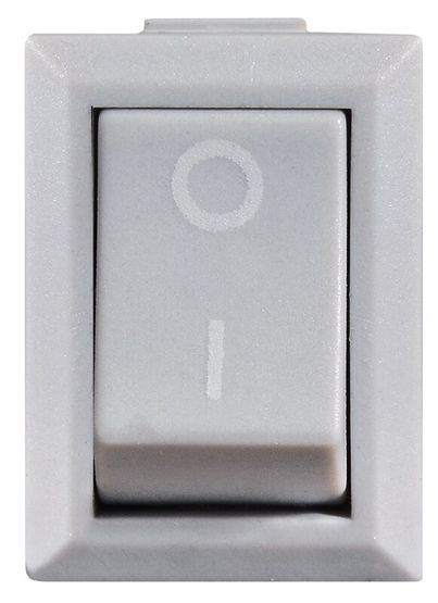 KCD1-101 Grey/Grey Перемикач 1 клав. сірий