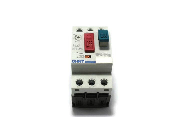 Автомат захисту двигуна NS2-25 1-1.6А Chint