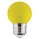 Лампа шарік LED 1W жовта E27 220v RAINBOW HOROZ