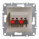 АудіоРозетка Бронза EPH5700169 ASFORA Schneider Electric, 10018, Бронза