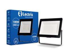 Світлодіодний прожектор Lectris 100W 8800Лм 6500K 185-265V IP65 1-LC-3005, 6500