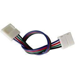 Конектор для світлодіодних стрічок OEM №9 10mm RGB 2joints wire (провід-2зажіма), B566