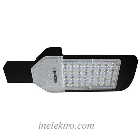 Світильник вуличний консольний SMD LED 30W 6400K чорний ORLANDO-30 HOROZ, 9144, 074-005-0030-020, 6400