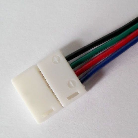 Коннектор для светодиодных лент OEM №9 10mm RGB 2joints wire (провод-2зажима), B566