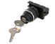B100AA20 Кнопка з ключем 0-1 ключ виймається в положенні 0 (1НО) EMAS