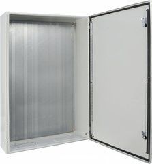 Корпус с монтажной панелью металлический 120*80*30, IP65, серии UBox