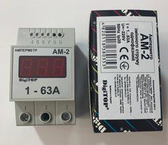 Амперметр Ам-2 (встроенный ТТ) DIN DigiTOP