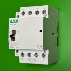 Контактор ST40-22-M 2NO+2NC 40А з ручним управлінням F&F