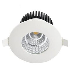 Світильник врізний вологозахищений круг d-90mm ip 65 COB LED 6W білий GABRIEL HOROZ, Ø80, 016-029-0006-010, 4200