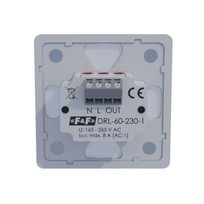 Лазерний датчик руху F&F DRL-60-230-1, 230В, білий