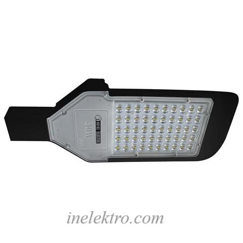 Світильник вуличний консольний SMD LED 50W 6400K 4953Lm 85-265V чорний ORLANDO-50 HOROZ, 074-005-0050-020, 6400